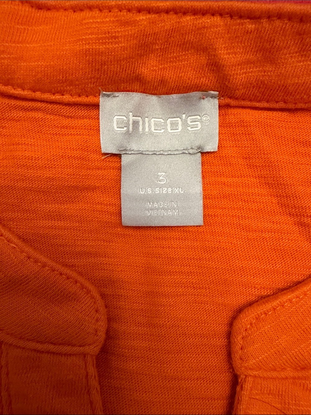 Chico's Vibrant Orange and Pink Sleeveless Tank Tops - You Get BOTH! - size XL - Picture 2 of 14
